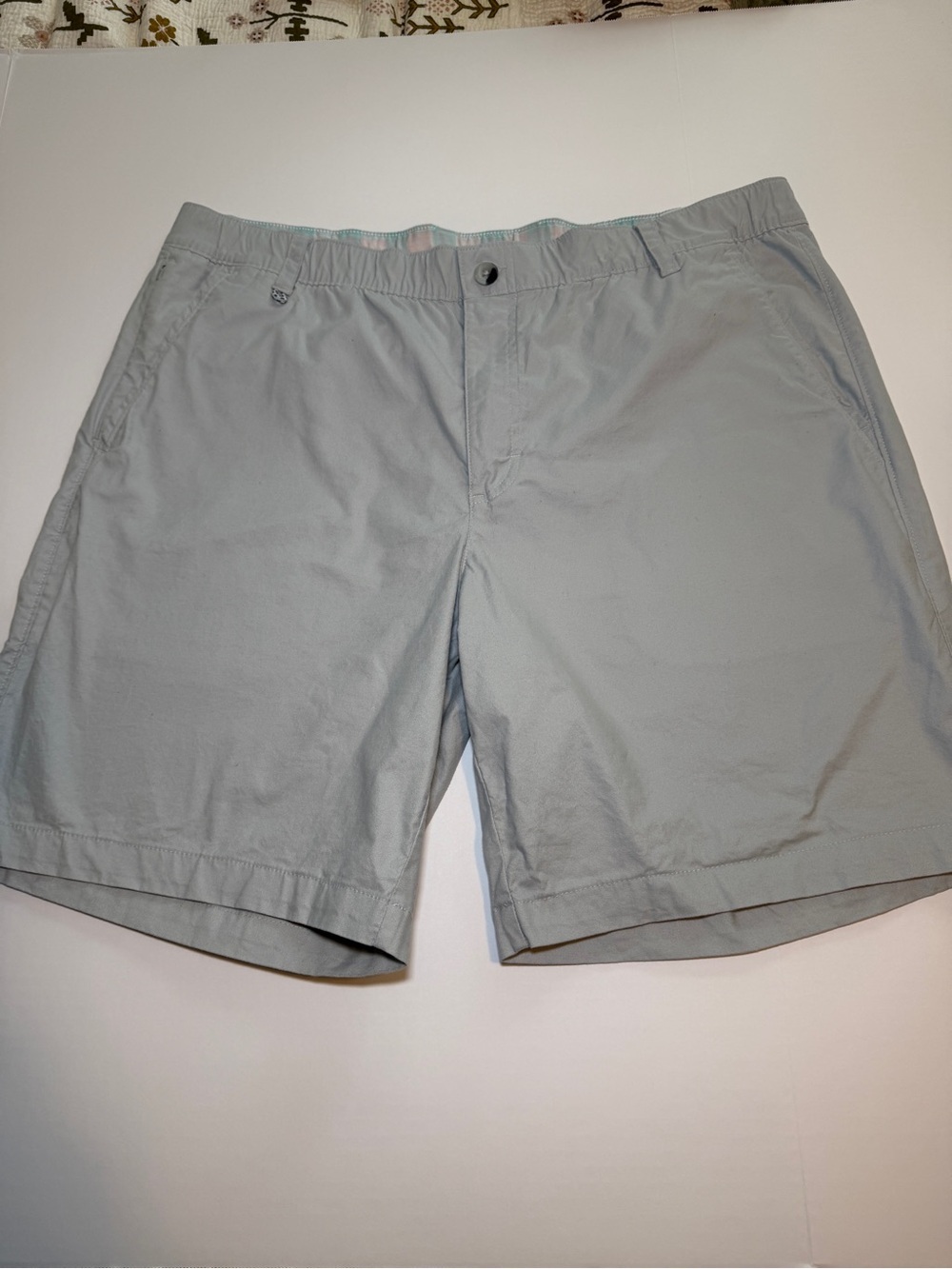 Columbia Performance Fishing Gear Men's Light Gray Flat-Front Shorts